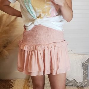 Smocked ruffle skirt..NEW WITH TAGS